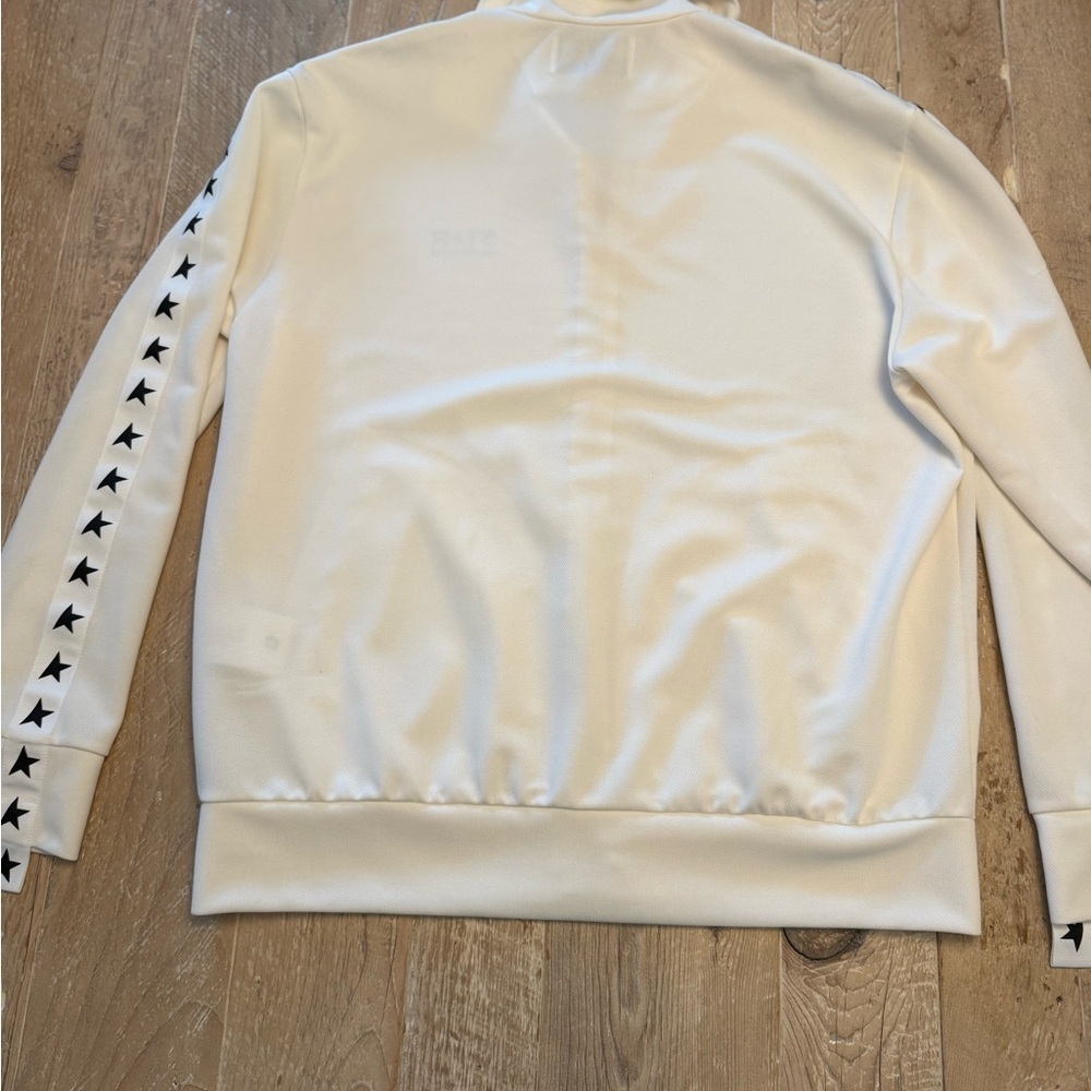 Golden Goose STAR Cream Track Jacket - Unisex Zip-Up Sweater mens L - Picture 9 of 16
